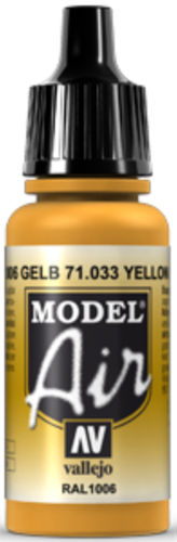 Vallejo Model Air 1x 17ml Ochre 71.033 Airbrush Farbe