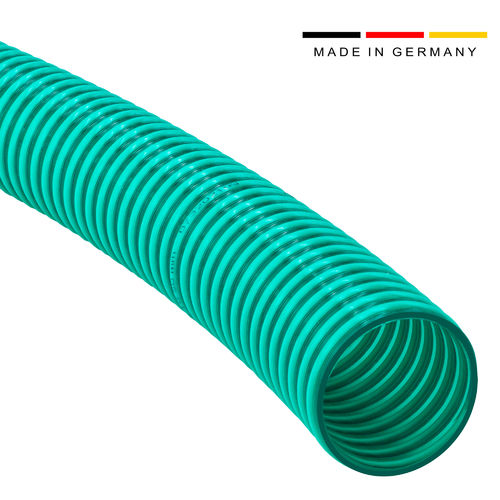 AWM Saugschlauch 32 mm (1 1/4") Grün Spiralschlauch Förderschlauch